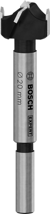 Broca para cortar bisagras de madera laminada Bosch EXPERT de 20 mm.